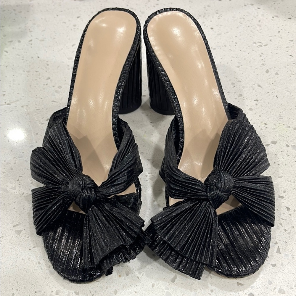 Elegant Black Women's Slide Sandals